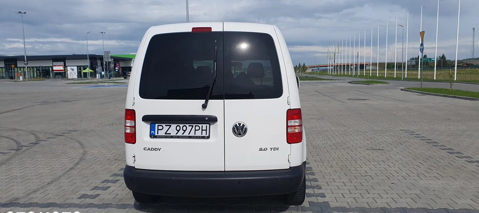 Volkswagen Caddy cena 42900 przebieg: 207900, rok produkcji 2014 z Koszalin małe 781